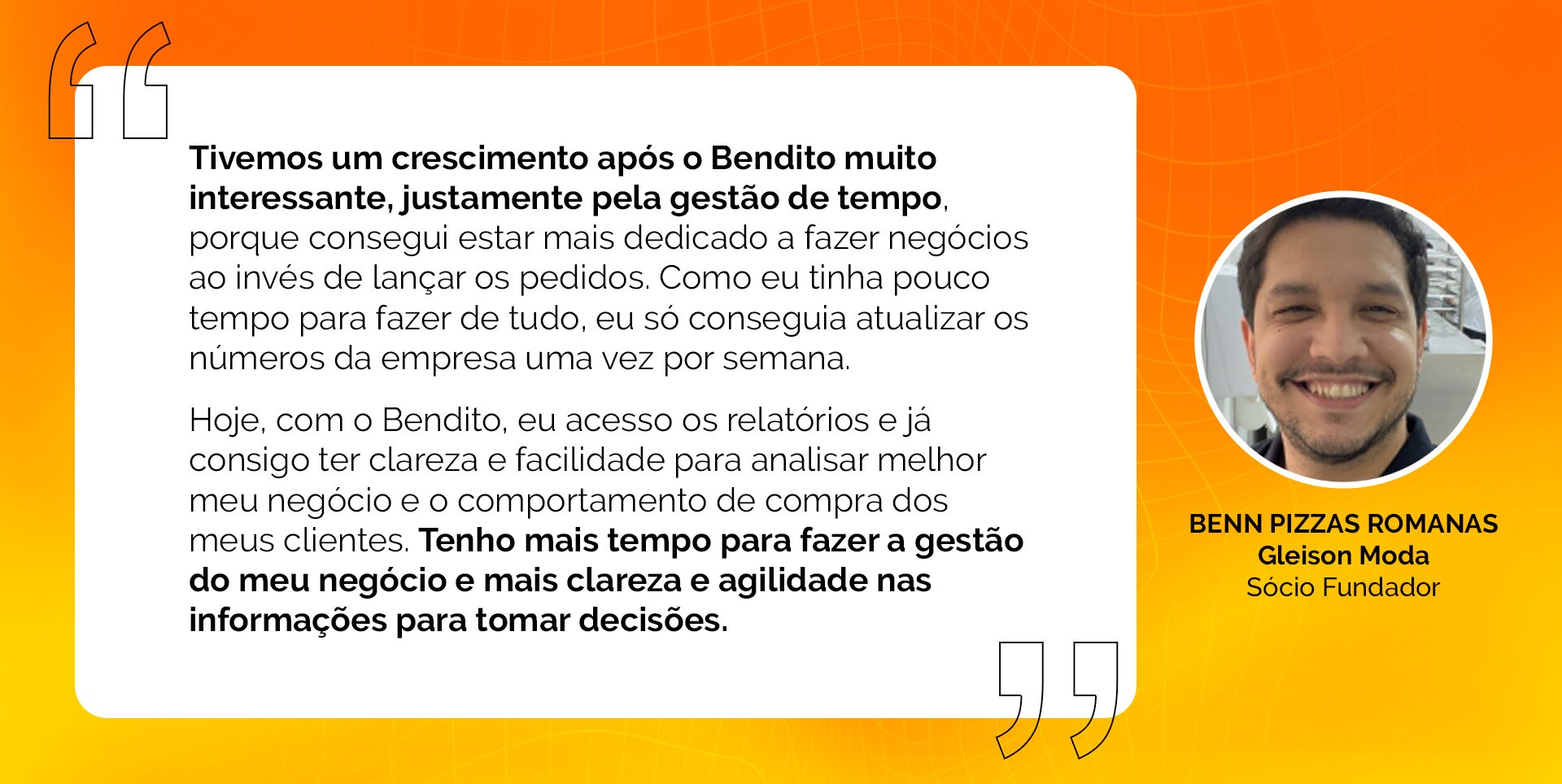 Depoimento - BennPizza